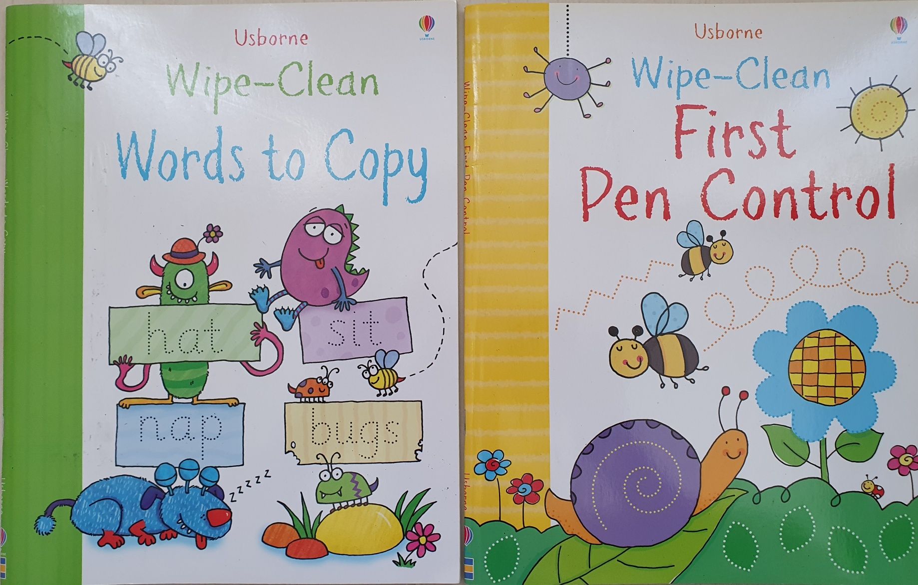 Carti Usborne wipe clean