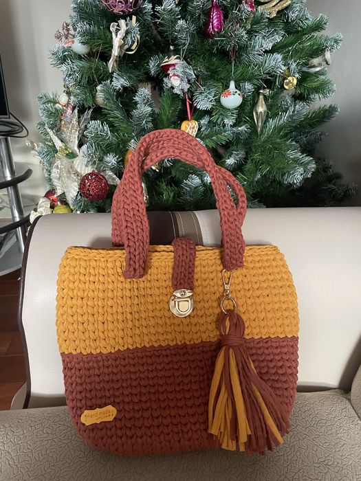 Плетена чанта нова