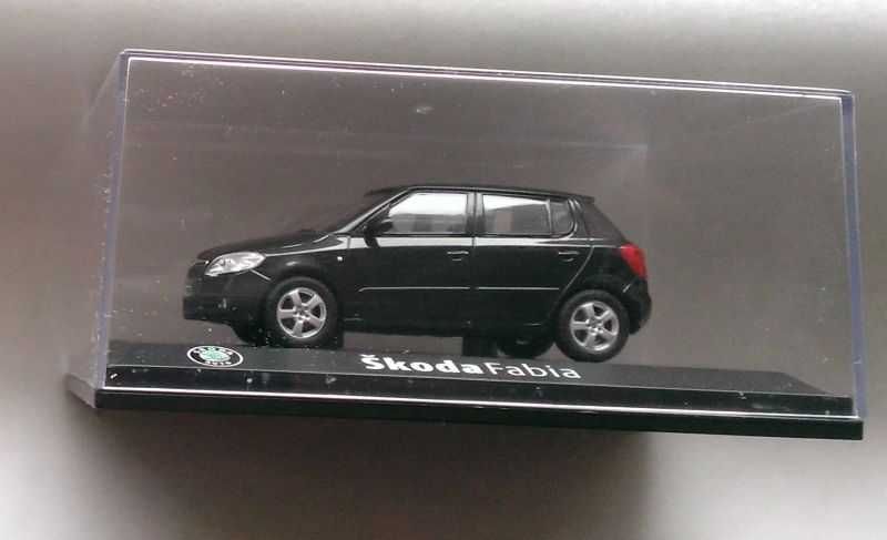 Macheta Skoda Fabia 2 (negru) - Abrex 1/43