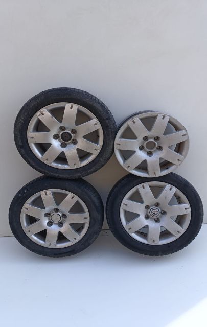 Set jante aliaj 16 Inch, 5 X 112 / 7Jx16H2 205/55 R16 91H Volkswagen