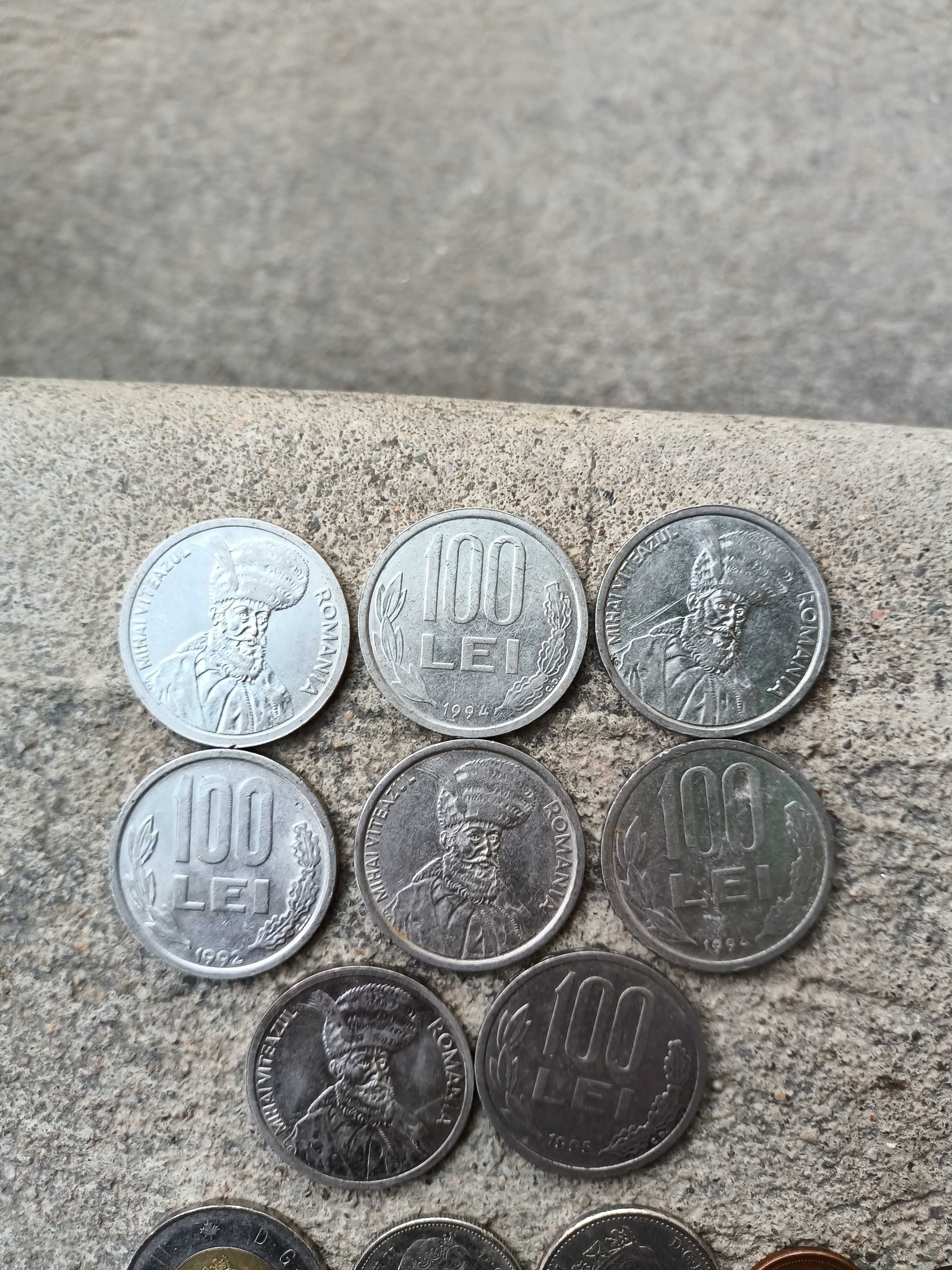 Vând monede cu Regele Mihai,regina Elisabeta , .Mihai Viteazu.