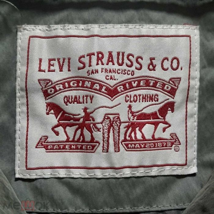 Levis Raincoat Sea Green Jacket / Демисезонная куртка 48-50р