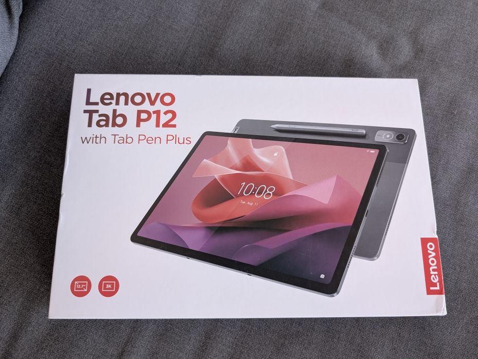 SIGILAT - Tableta Lenovo Tab P12+Pen - 128GB+8GB - WiFi - Storm Grey