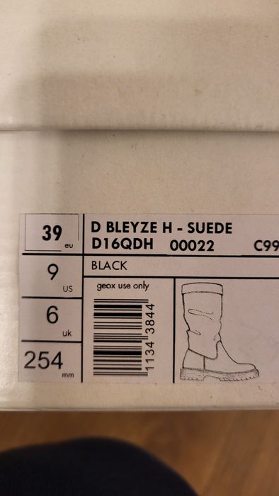 Cizme Geox dama din piele intoarsa