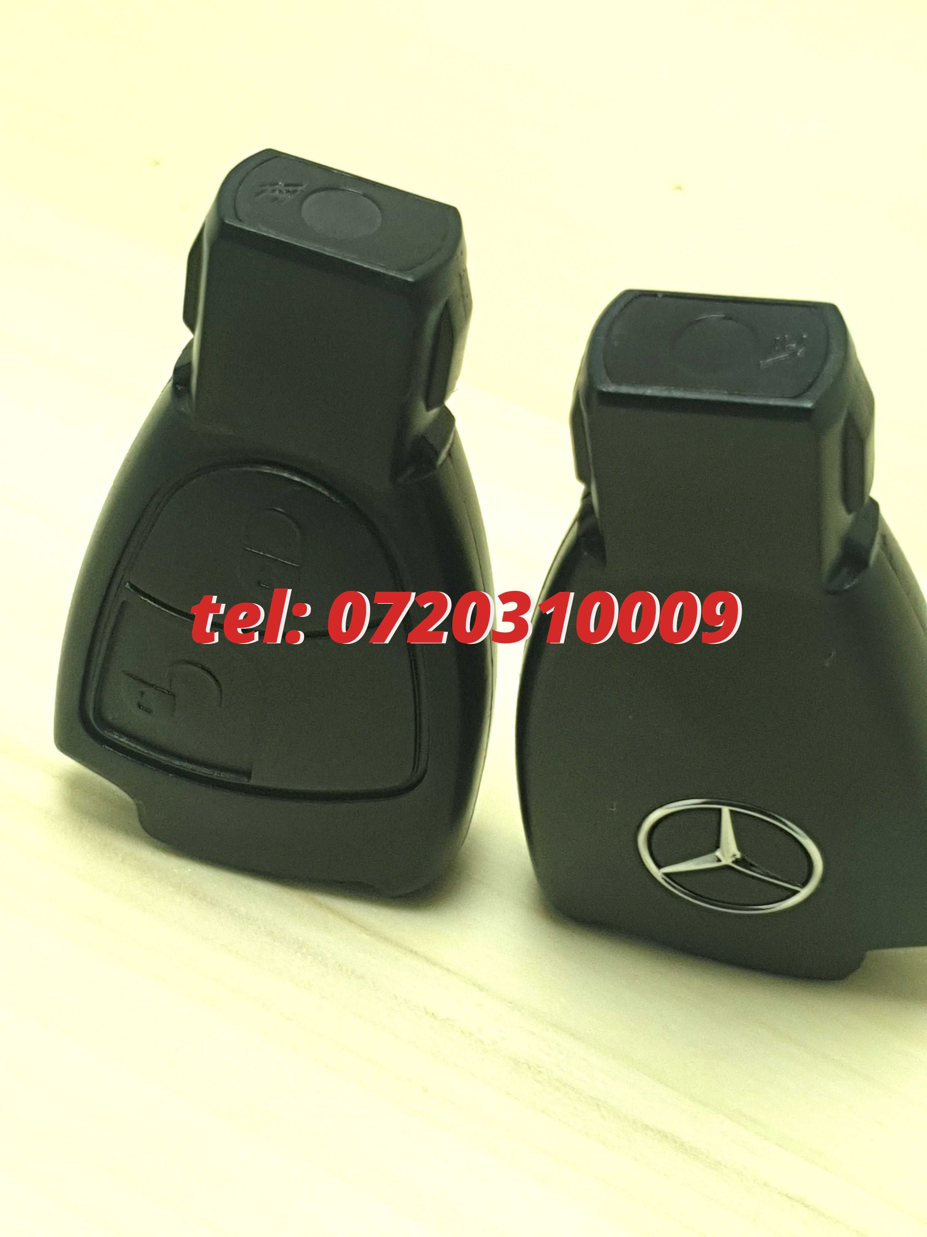 Carcasa Cheie Smartkey Mercedes Benz 2 Butoane Compatibila