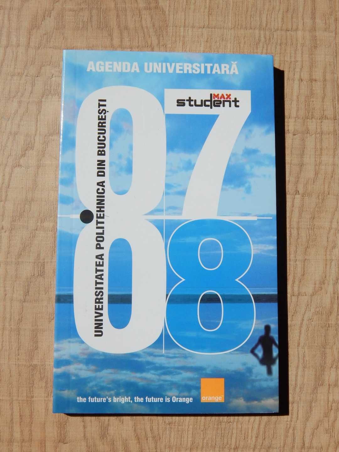 Agenda universitara Politehnica Bucuresti 2007-2008 nefolosita