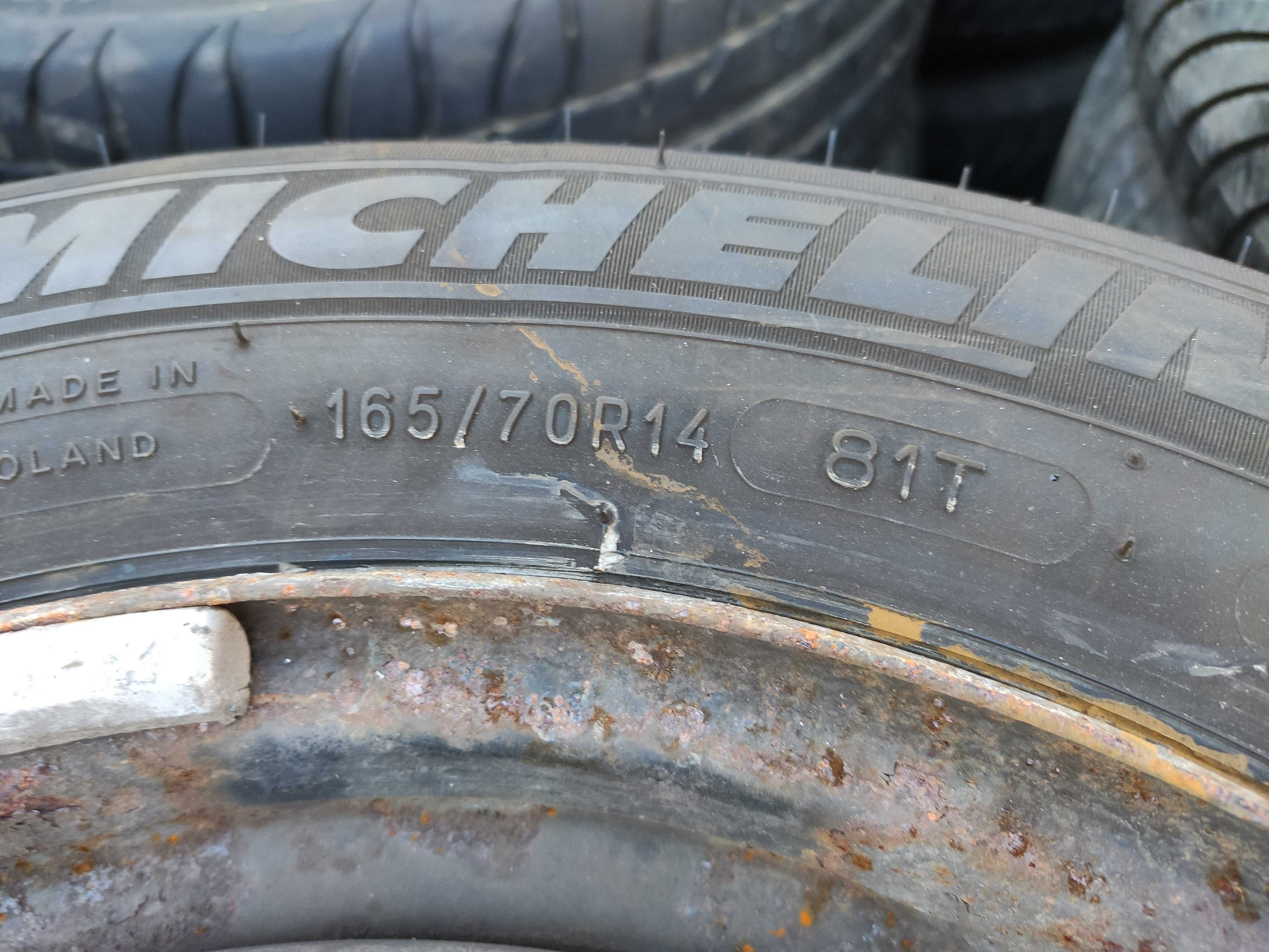 4бр Като нови летни гуми 165 70 14 - Michelin - DOT 2022