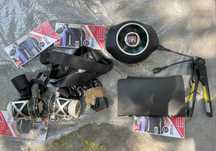 Fiat 500 kit airbag volan genunchi pasager - set centuri de siguranta