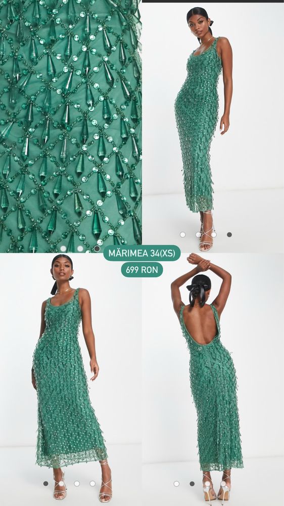 Rochie Asos midi verde