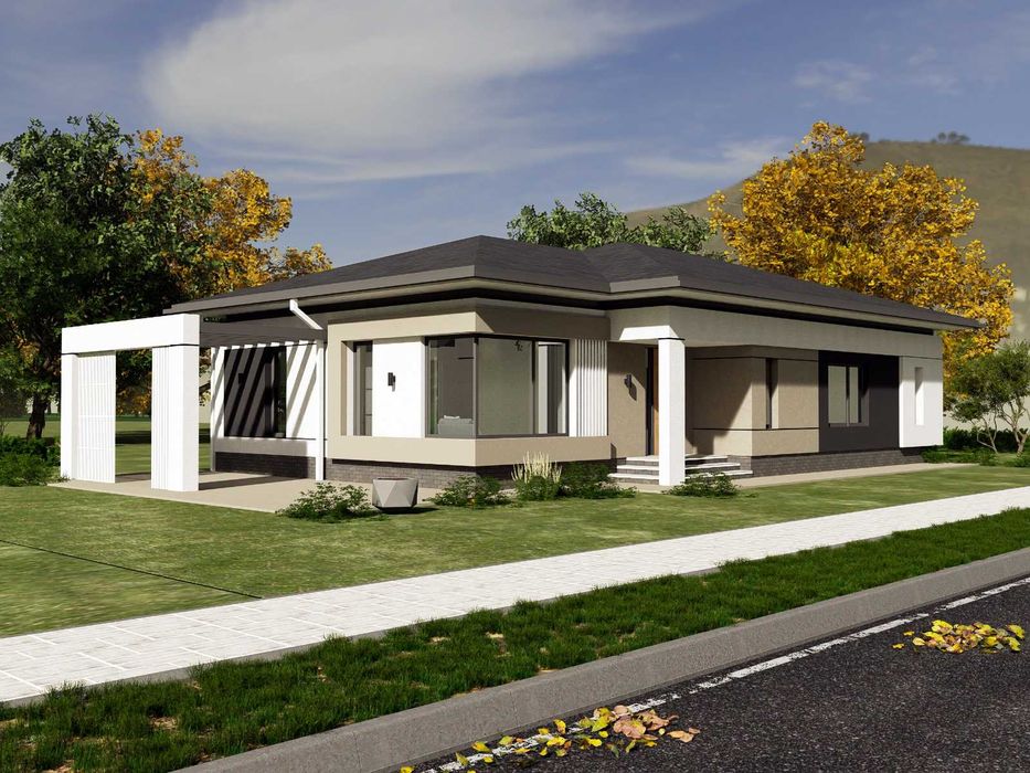 Case TiP PARTER cu 4 camere in Trivale | Teren 465 mp | TVA inclus