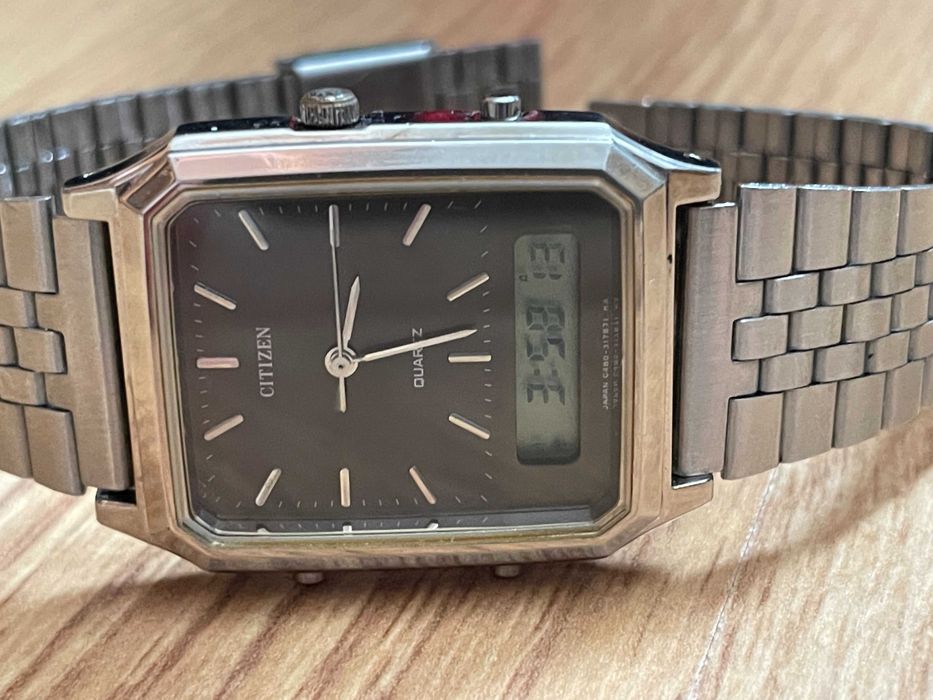 Vintage Citizen  Analog & Digital Impecabil Anii 80