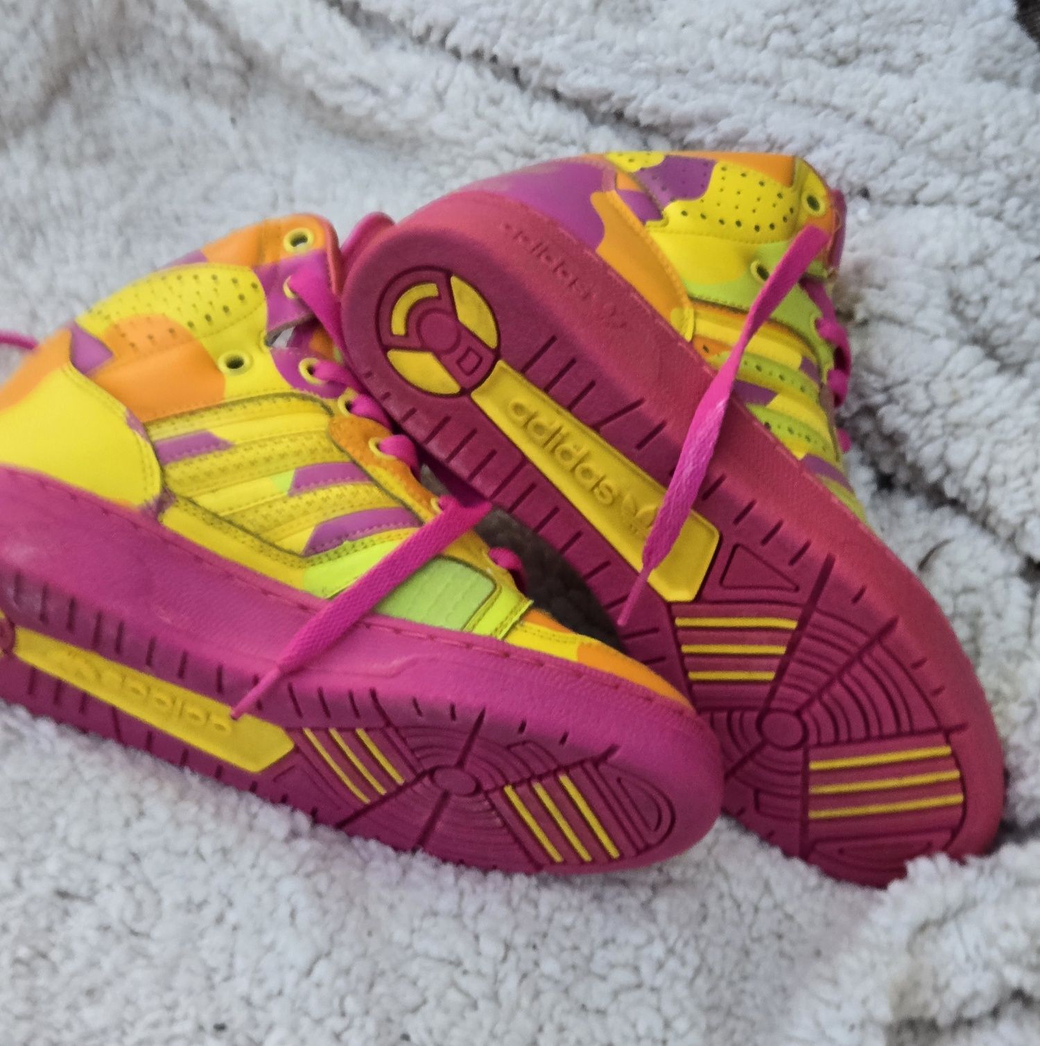 Adidas Jeremy Scott оригинални дамски сникърси естествена кожа 37 1/3