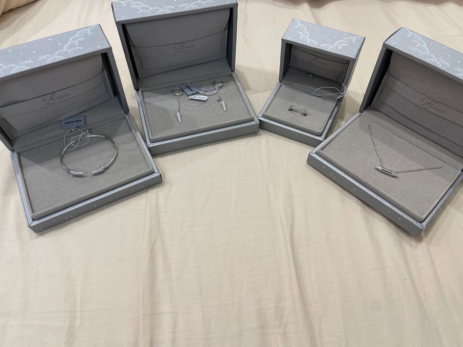 Набор L’aroush браслет, цепочка, серьги и кольцо