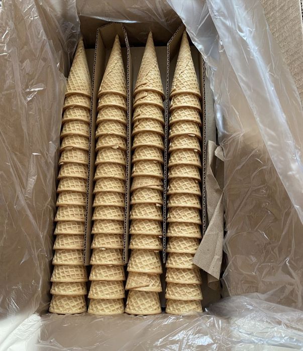 Вафельные рожки для мороженого