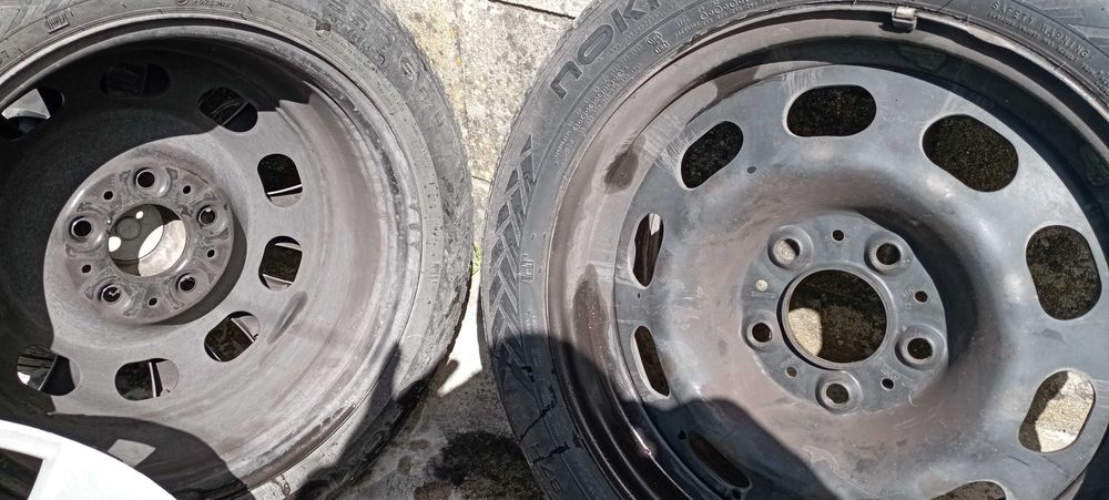 Железни джанти с гуми за БМВ 16 цола