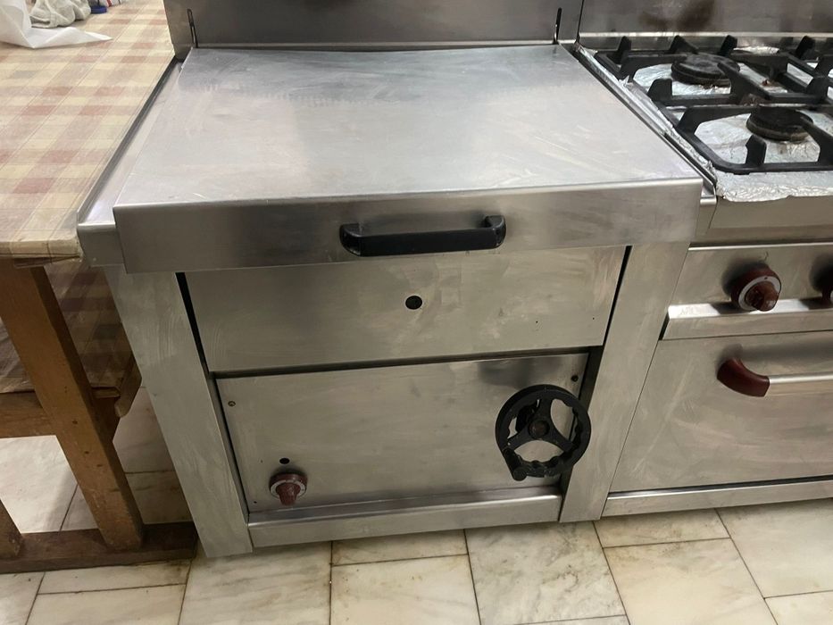 Friteuza si tigaie basculanta pe gaz Bertos