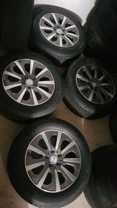 4бр. оригинални джанти Mercedes 17" 5x112 S класа