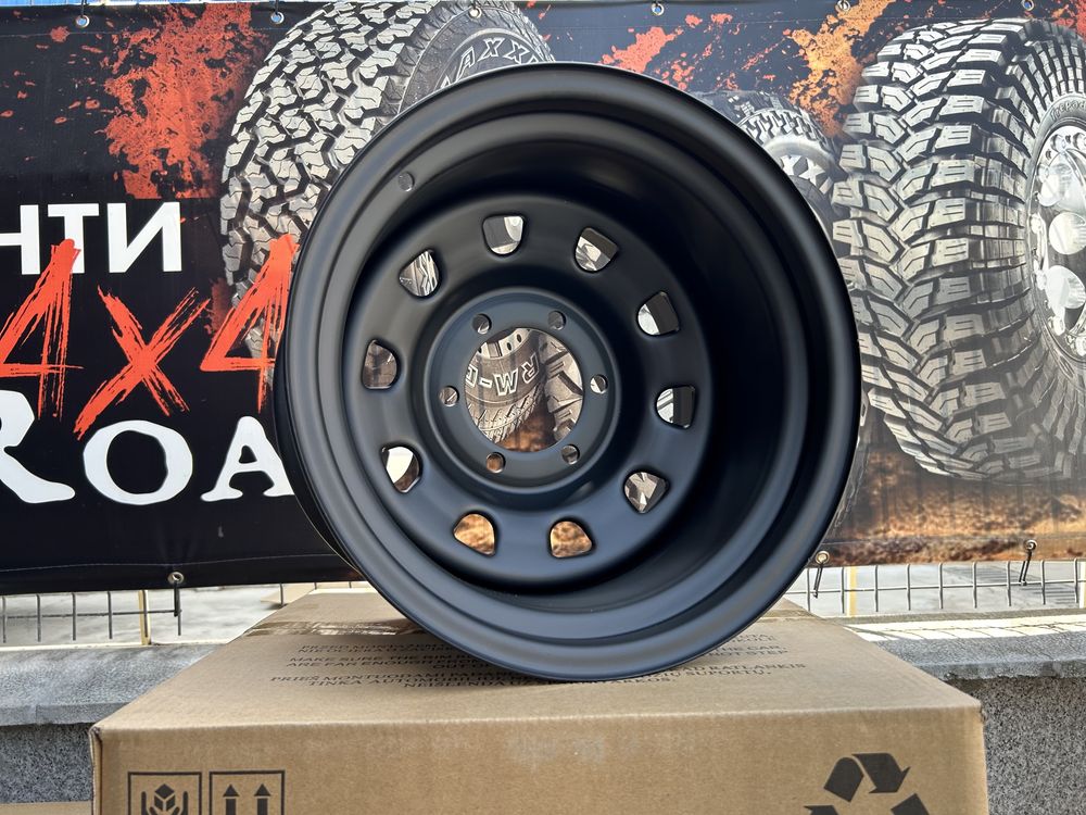 15" 6х139.7  Минусови Стоманени Джанти 4х4 Toyota Nissan Mitsubishi