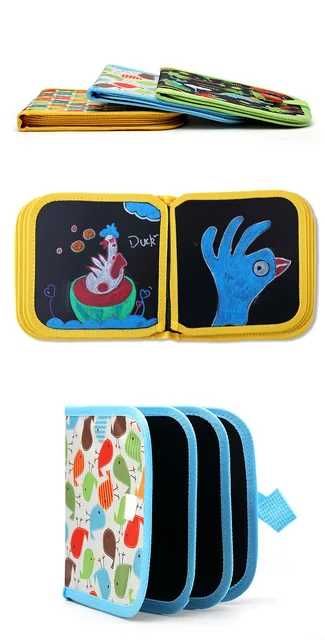 Детски комплект за рисуване- книжка многократна с флумастри