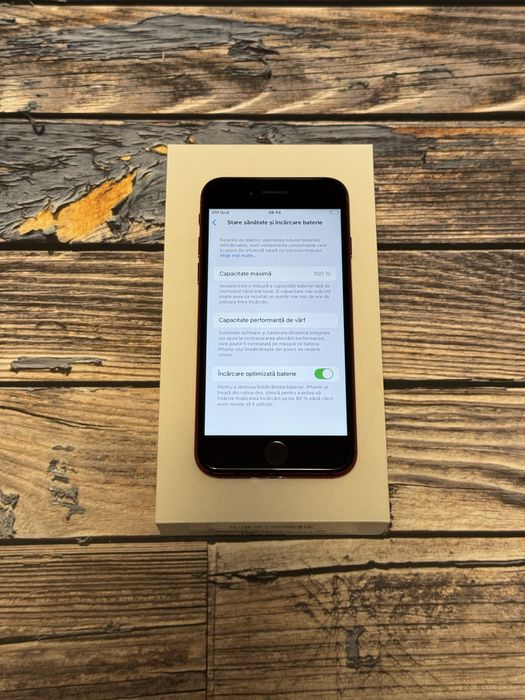 iPhone SE 3rd generation Red - NOU, 128GB, Baterie 100%