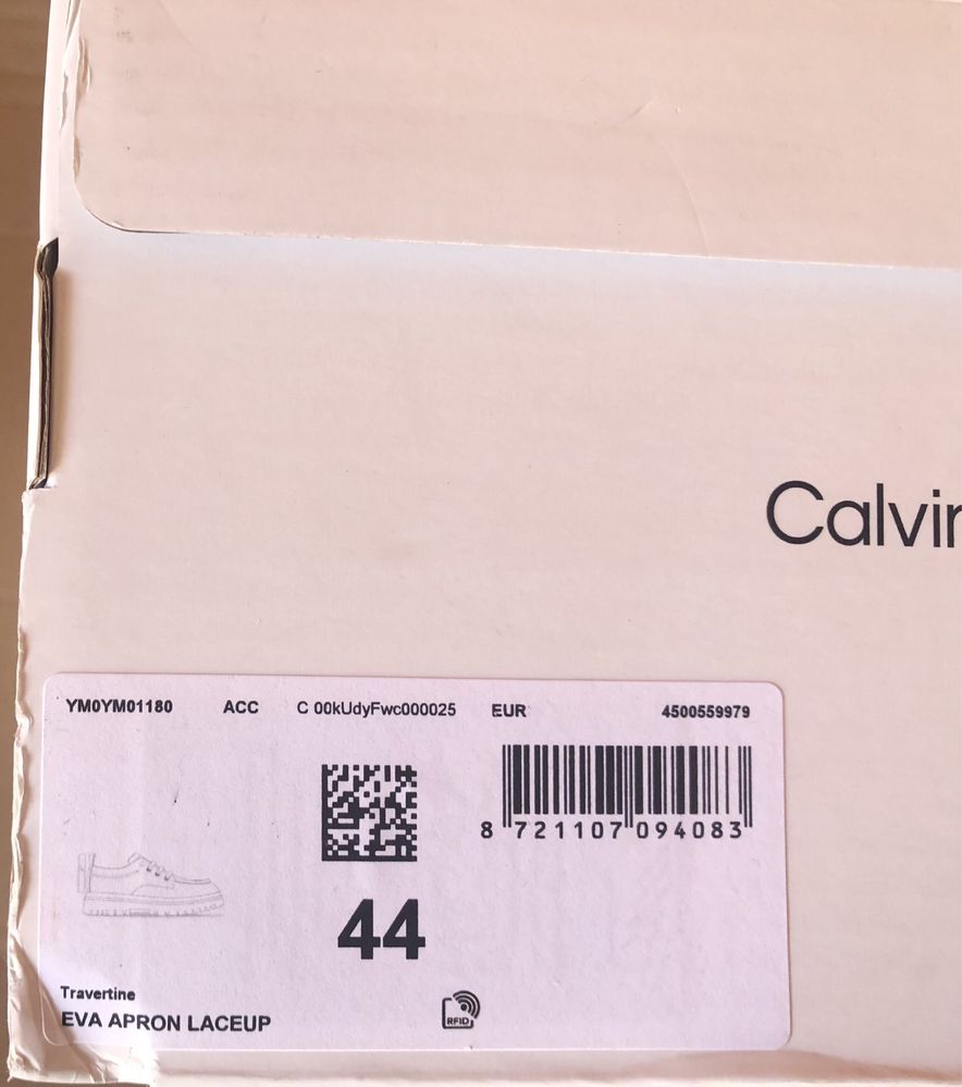 Calvin Klein Jeans Eva Apron Laceup ОРИГИНАЛНИ мъжки обувки 44/28,5см