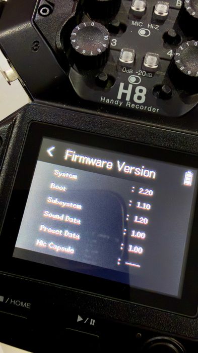 Recorder audio Zoom H8 - stare perfecta