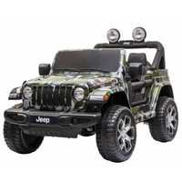 Masinuta electrica copii 2-8 ani Jeep Rubicon 180W 4x4, R.Moi Camuflaj