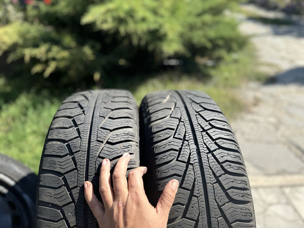 4бр Зимни гуми 205/55/16 с джанти за VW