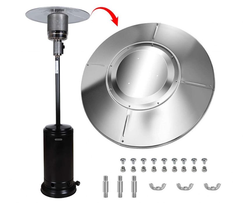 Външен газов отоплител TR135GRB, 13kW, гъба.