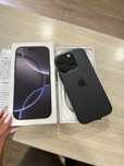 iPhone 16 Pro, 128GB, 5G, Black Titanium, Bateria 100%!