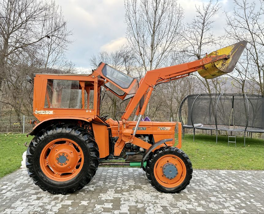 Tractor Fiat 600 / 640 DTC 4x4 cu încărcător frontal,import recent,TOP