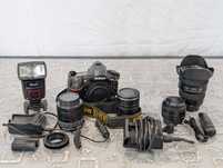 Nikon D810 + Nikon 18-35mm Nikon 50mm +flash + tuburi AF +altele cadou