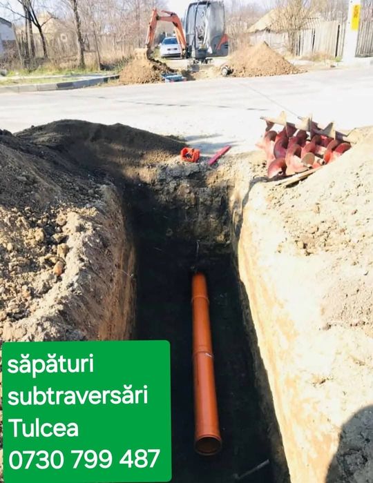 Servicii  Miniexcavator  TULCEA  - Prestări servicii  miniexcavator  -
