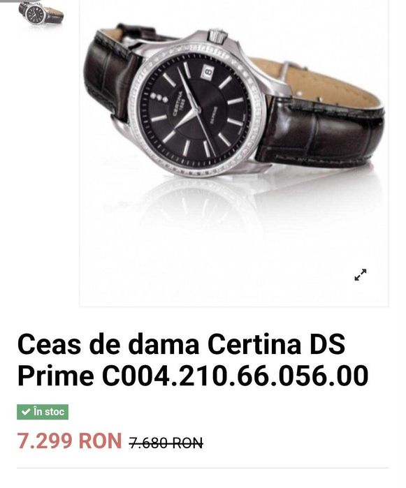 Ceas de dama Certina DS Prime