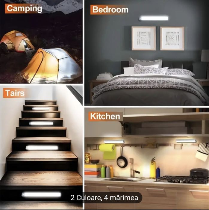 Lampa dulap cu senzor de mișcare