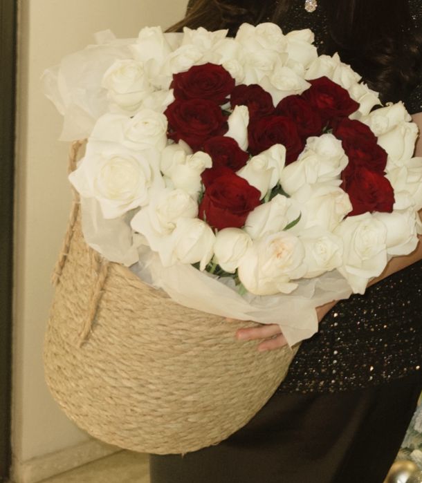 Цветы буква роза