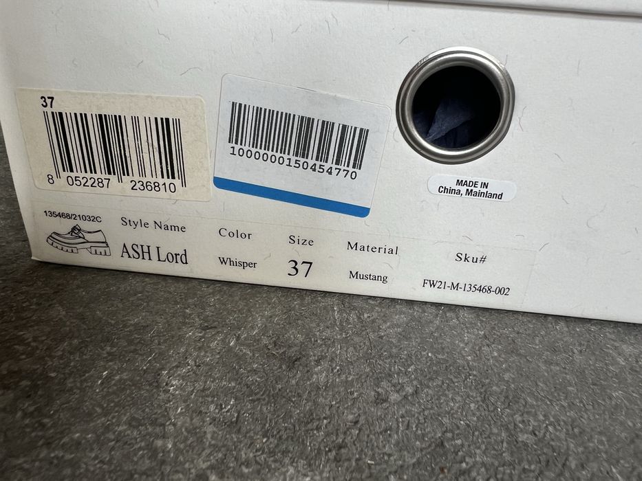 Кожени обувки ASH LORD