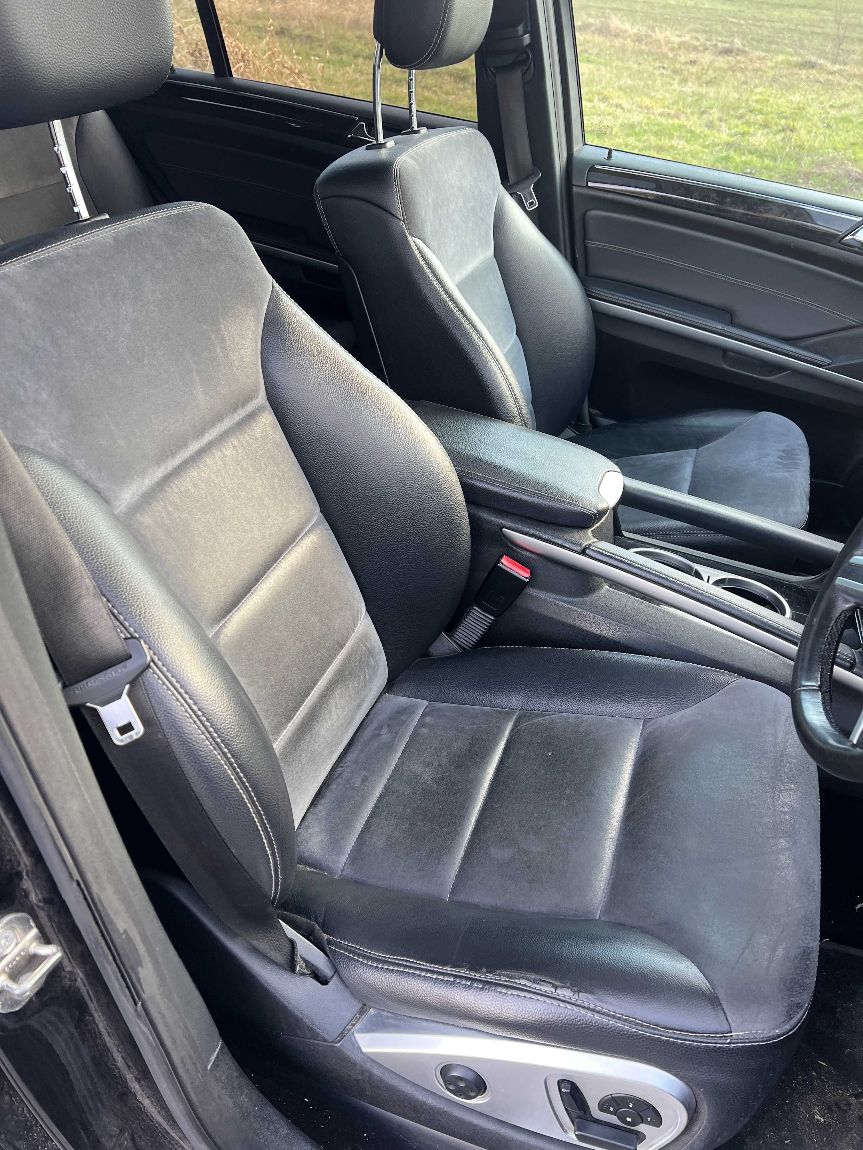 Scaune fata si bancheta piele +alcantara Mercedes ML350 CDI W164