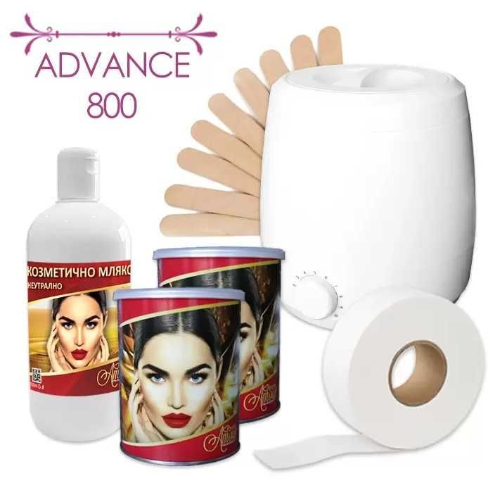Комплект за епилация с кола маска ADVANCE 400/800