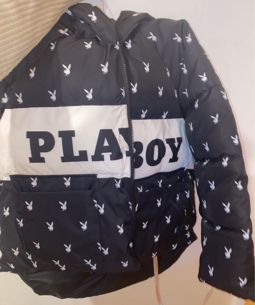 Geaca puffer Playboy x Missguided