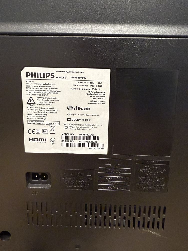 Телевизор Philips 32 инча Full HD LED смарт