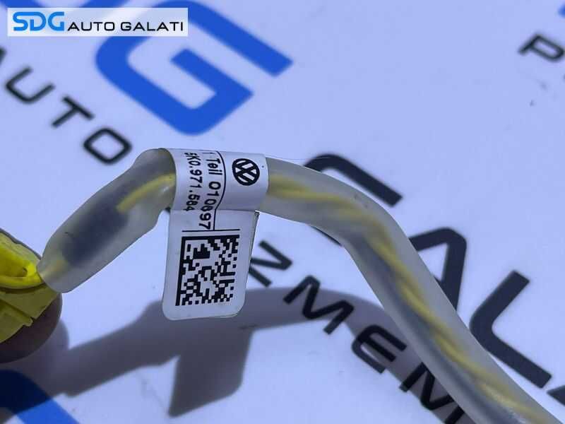 Cablaj Instalatie Electrica Airbag Volan FARA Comenzi VW Golf 6 2008 - 2014 Cod 5K0971584 [B3998]