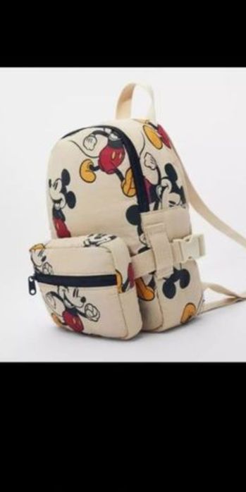 Rucsac cu centura-pormoneu și MICKEY , DISNEY, (Zara) nou, 30x25
