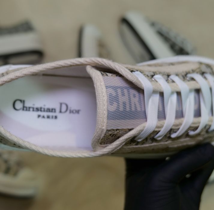 Дамски маратонки Dior Oblique (36-40) - Бежаво