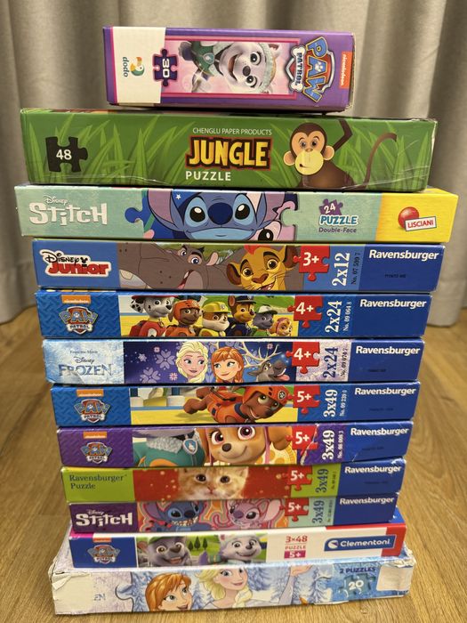 Детски пъзели за възраст - 3+ , 4+ и 5+