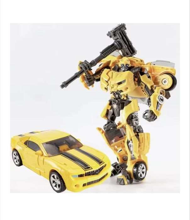 Robot Transformers Bumblebee, ABS de inainta calitate 6+ ani, 18CM