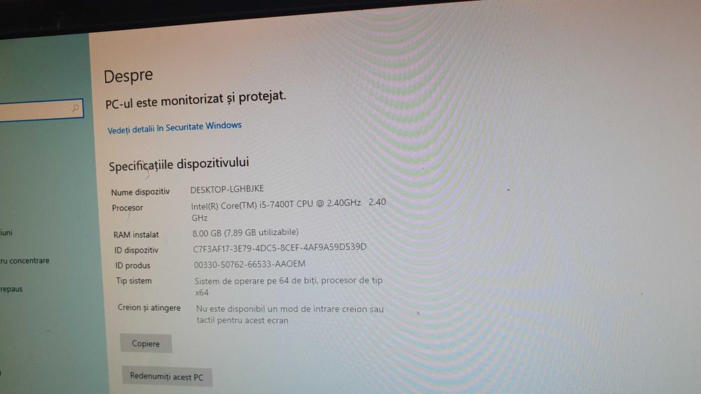 LENOVO slim i5 cu 8 gb ram ddr 4 = 600 lei