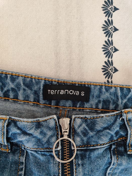 Къса дънкова пола Terranova