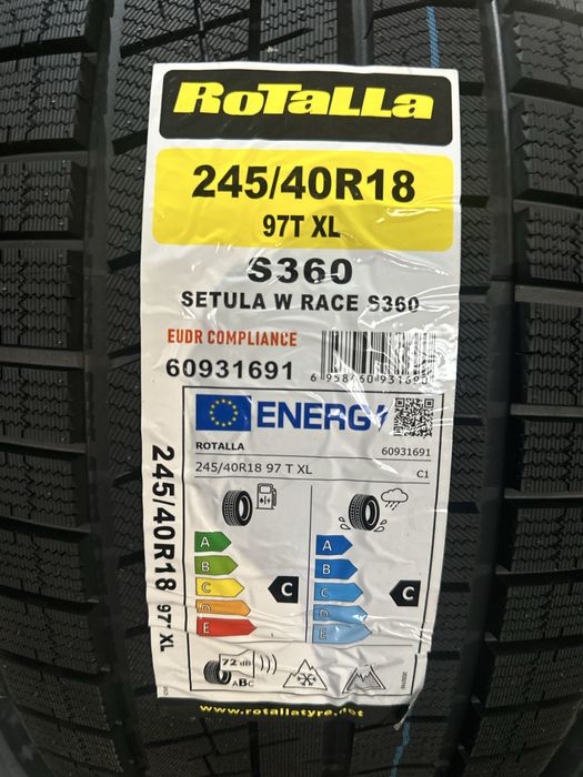 Нови Зимни Гуми ROTALLA S360 245/40R18 97T XL НОВ DOT БОРД 2454018