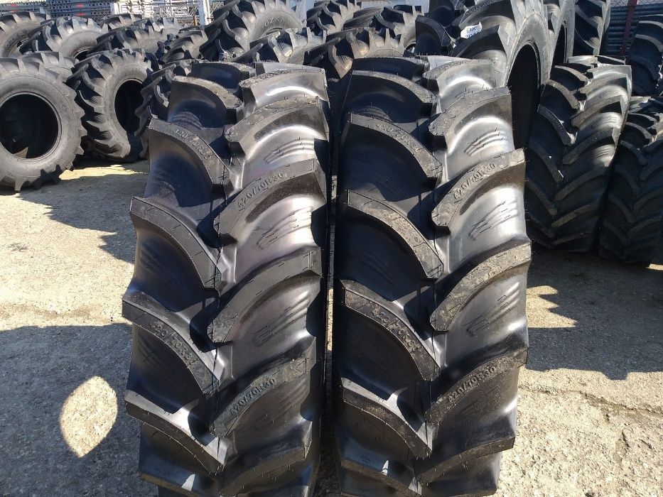 Cauciucuri noi radiale 420/70 R30 OZKA anvelope tractor fata garantie